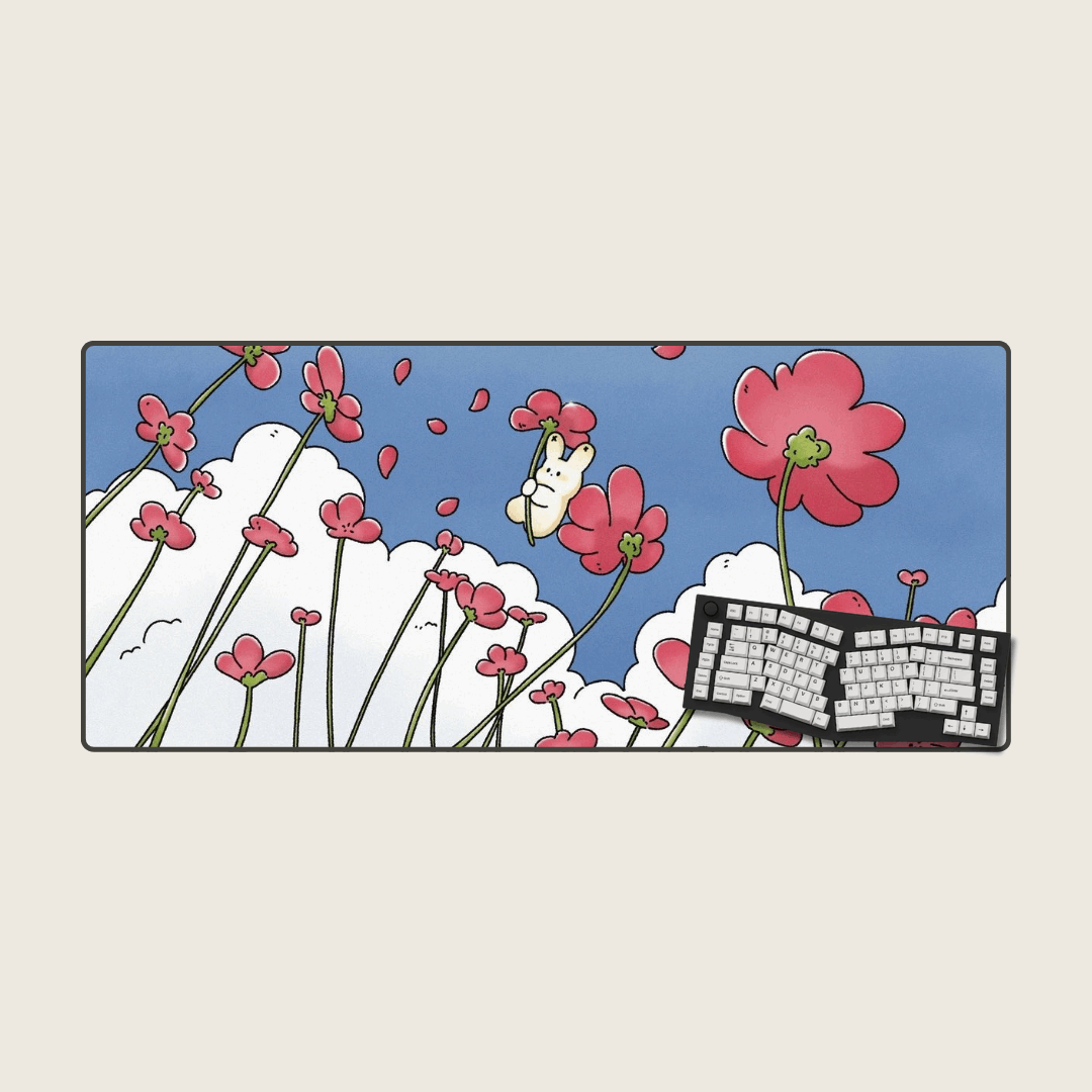 Floral Fest - Dream Landscape Mouse Pads