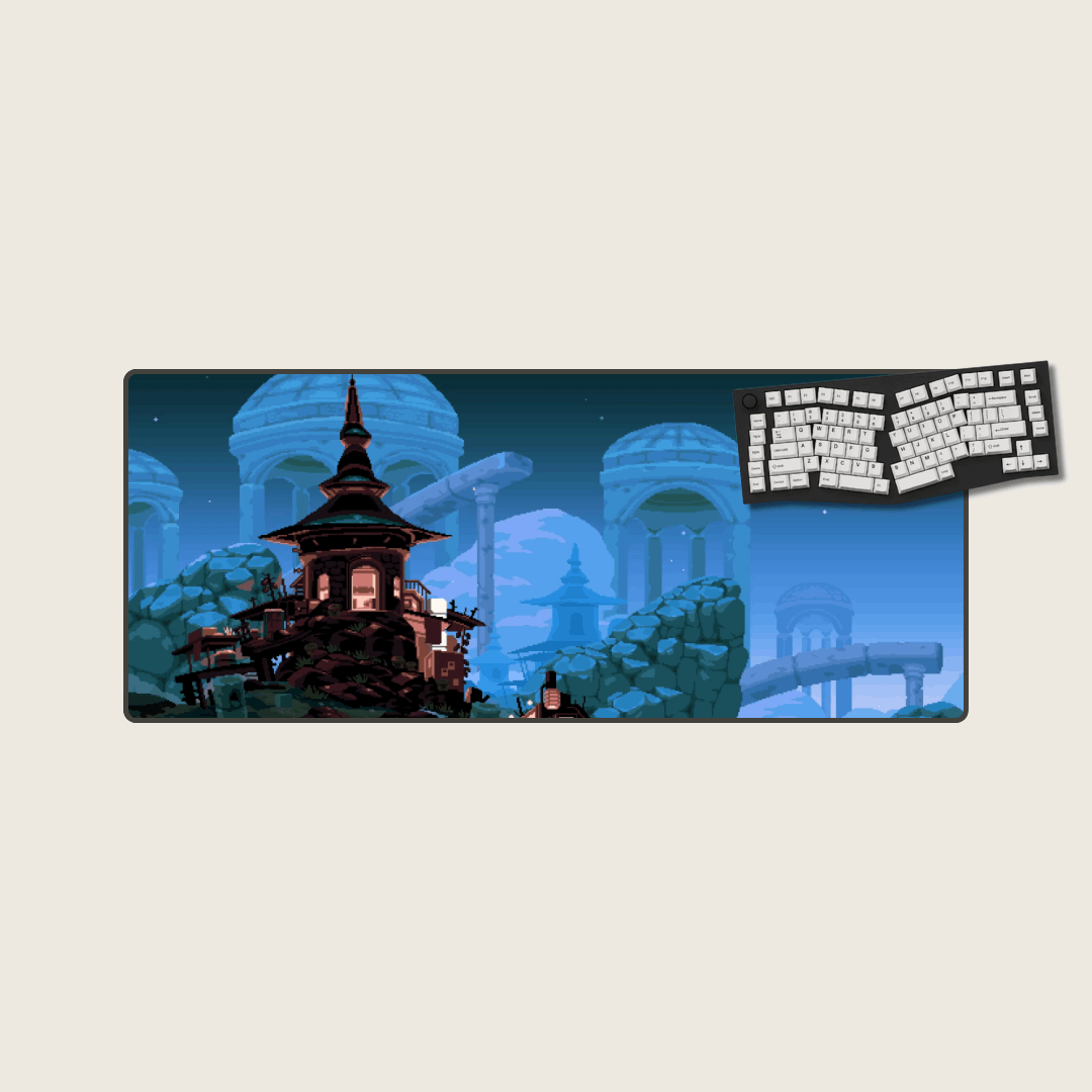 Aerial Azure - Cityscape Mouse Pads