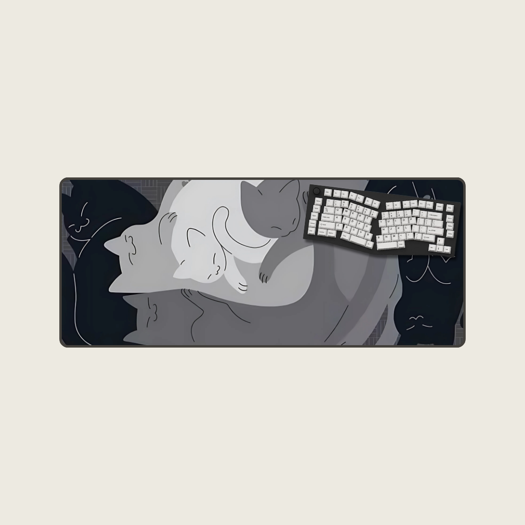 Grey - Purrfection Cat Mouse Pads