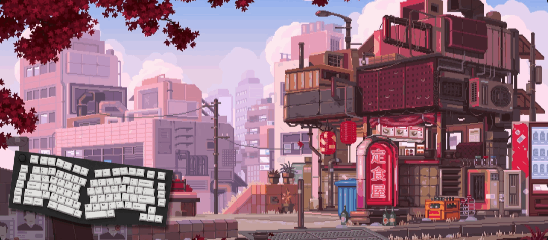 Midday Mauve - Cityscape Mouse Pads