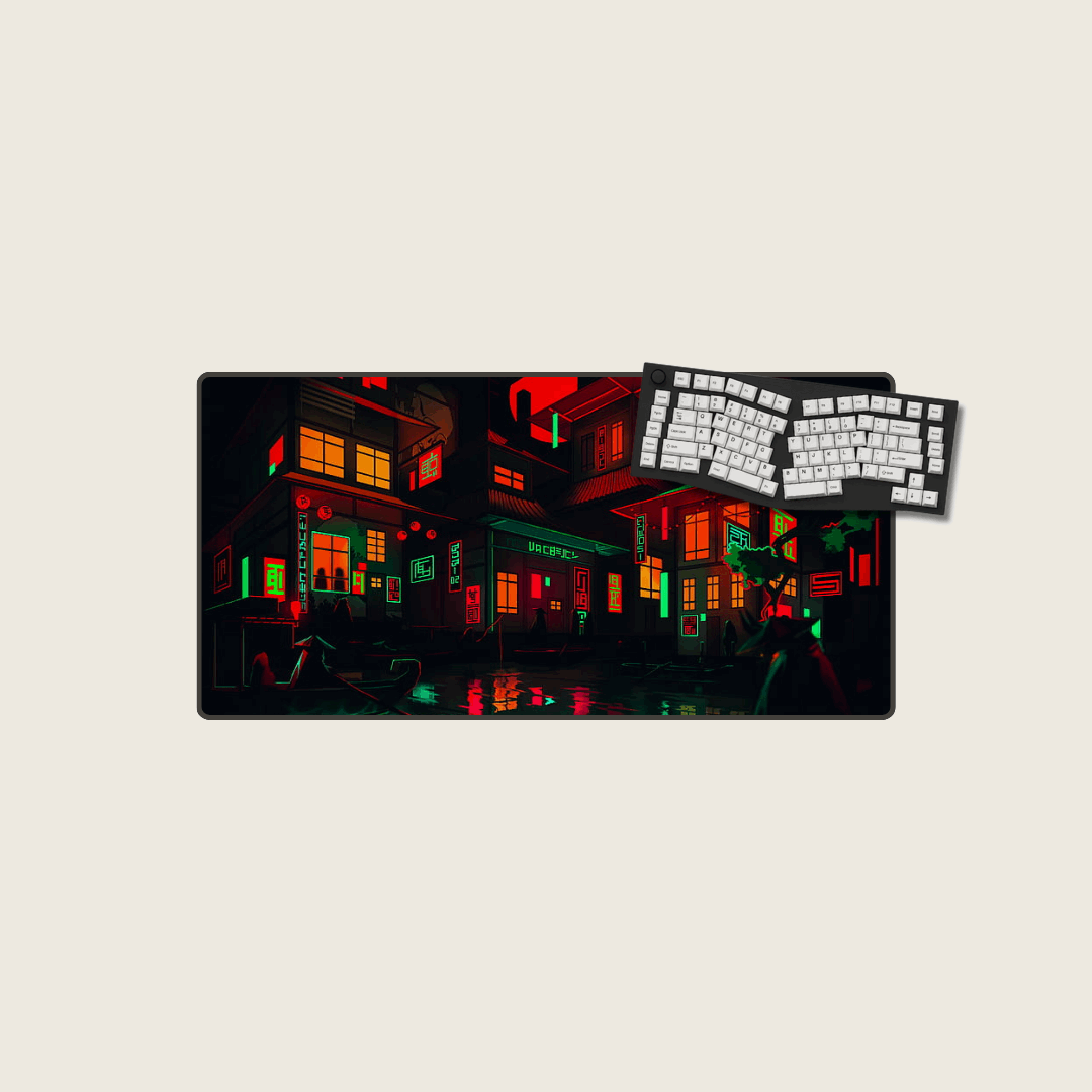 Neon Noir - Cityscape Mouse Pads