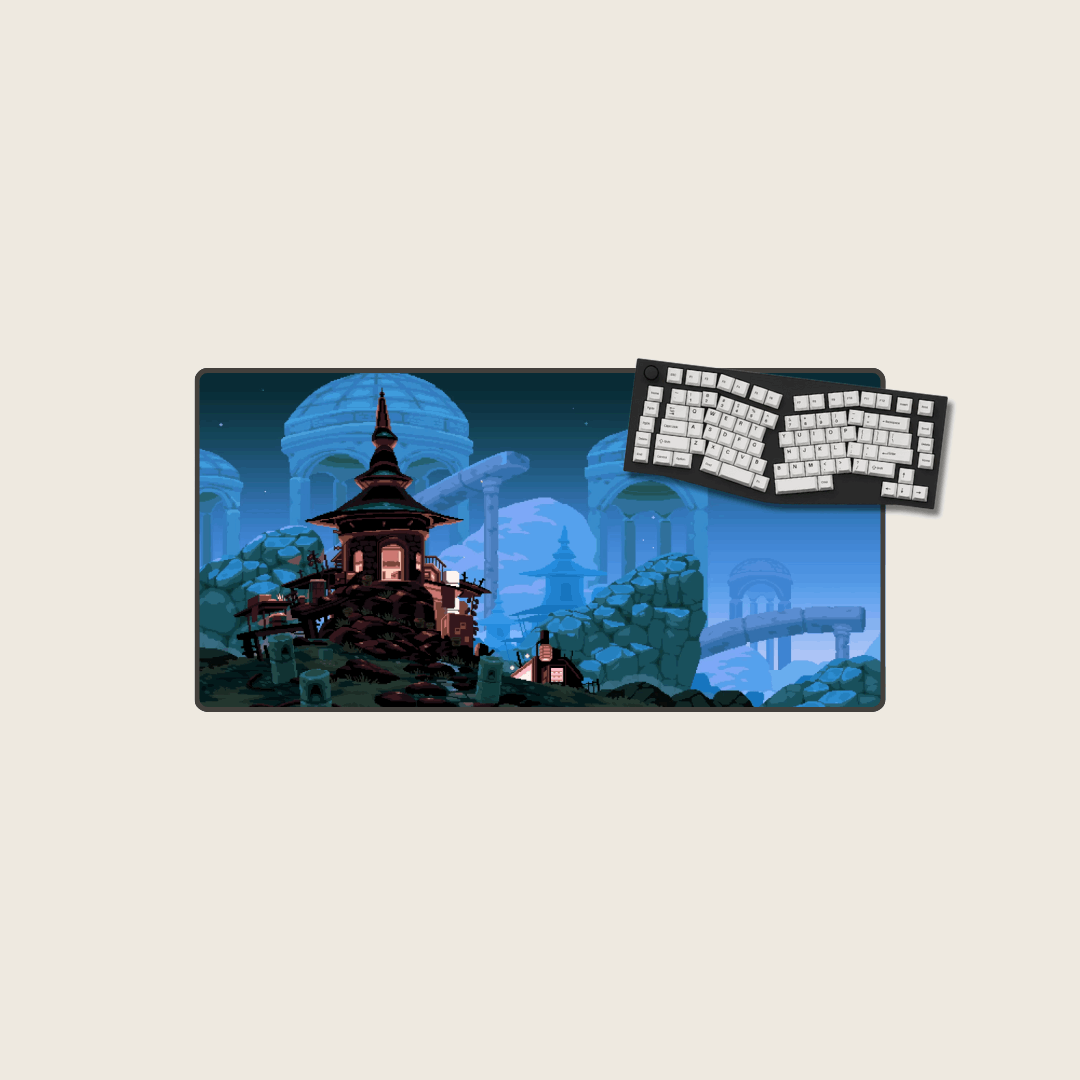 Aerial Azure - Cityscape Mouse Pads