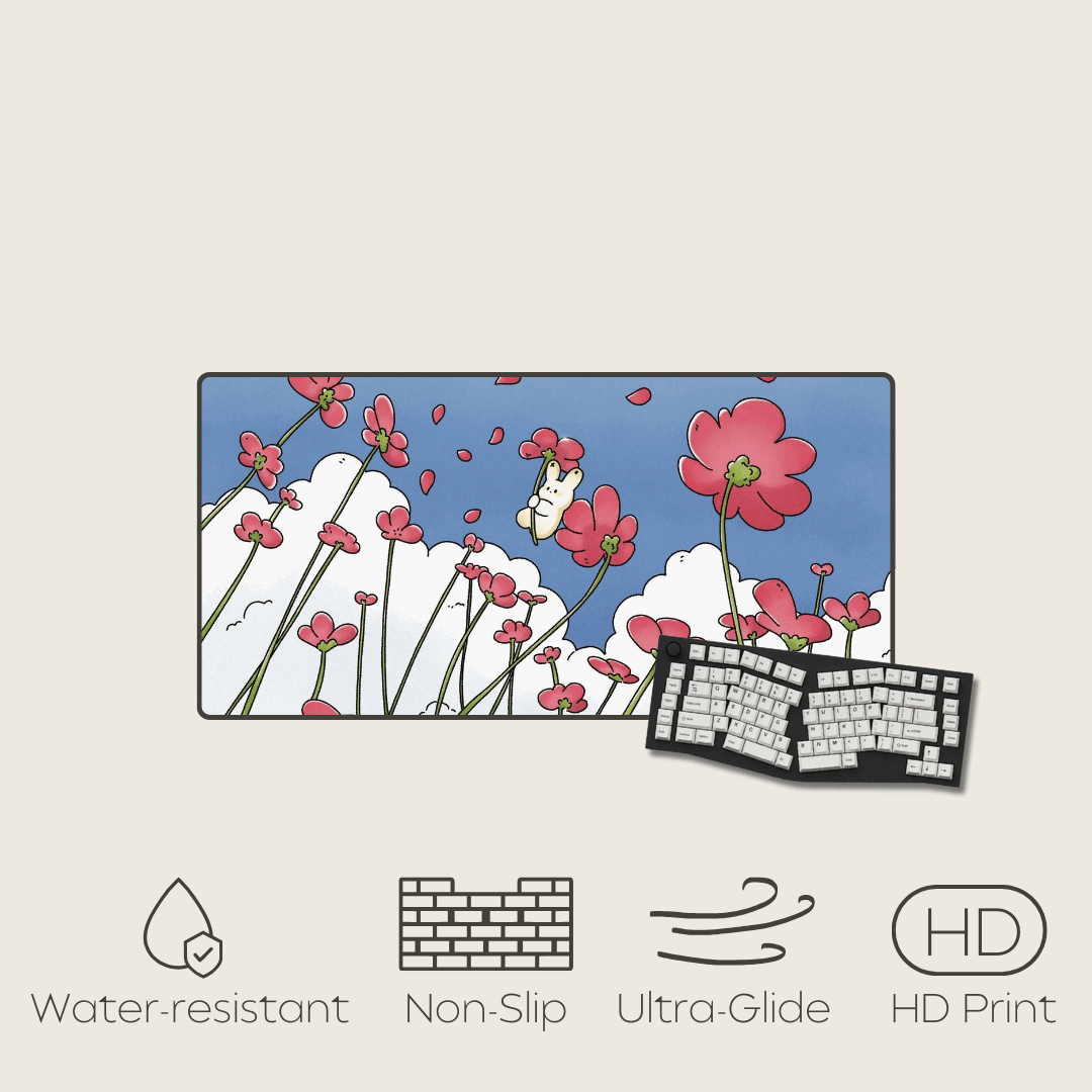 Floral Fest - Dream Landscape Mouse Pads