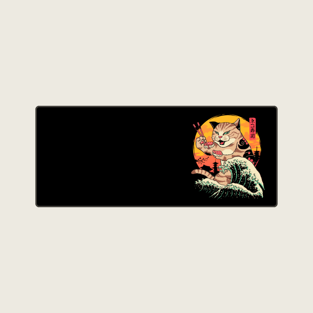 Furyfish - Ninja Cat Mouse Pads