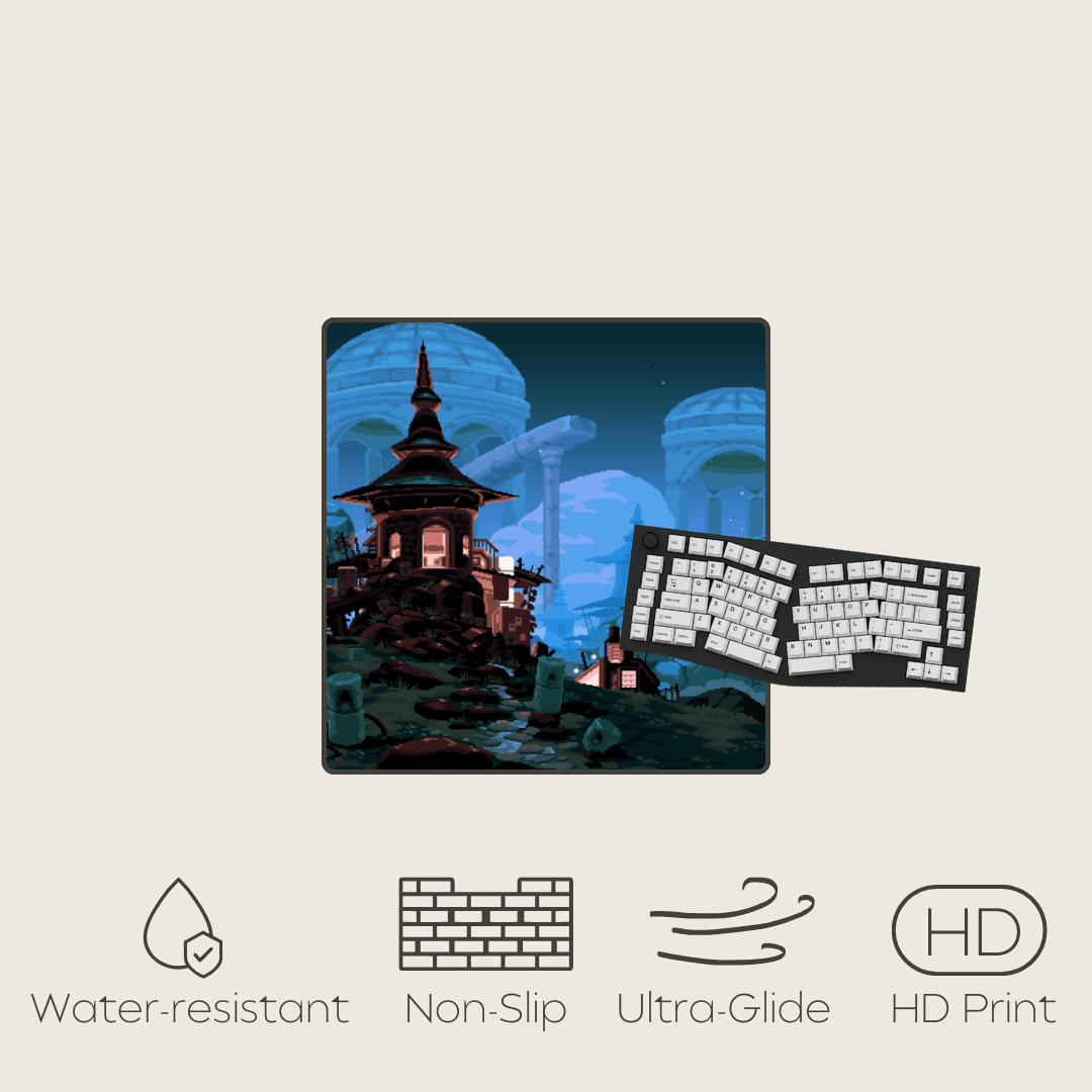Aerial Azure - Cityscape Mouse Pads