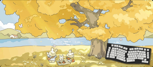 Golden Glow - Dream Landscape Mouse Pads