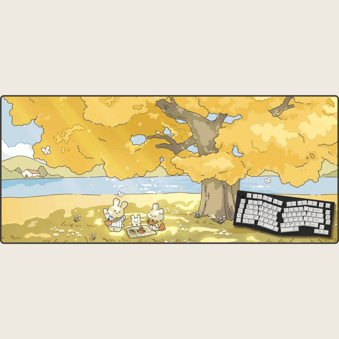 Golden Glow - Dream Landscape Mouse Pads
