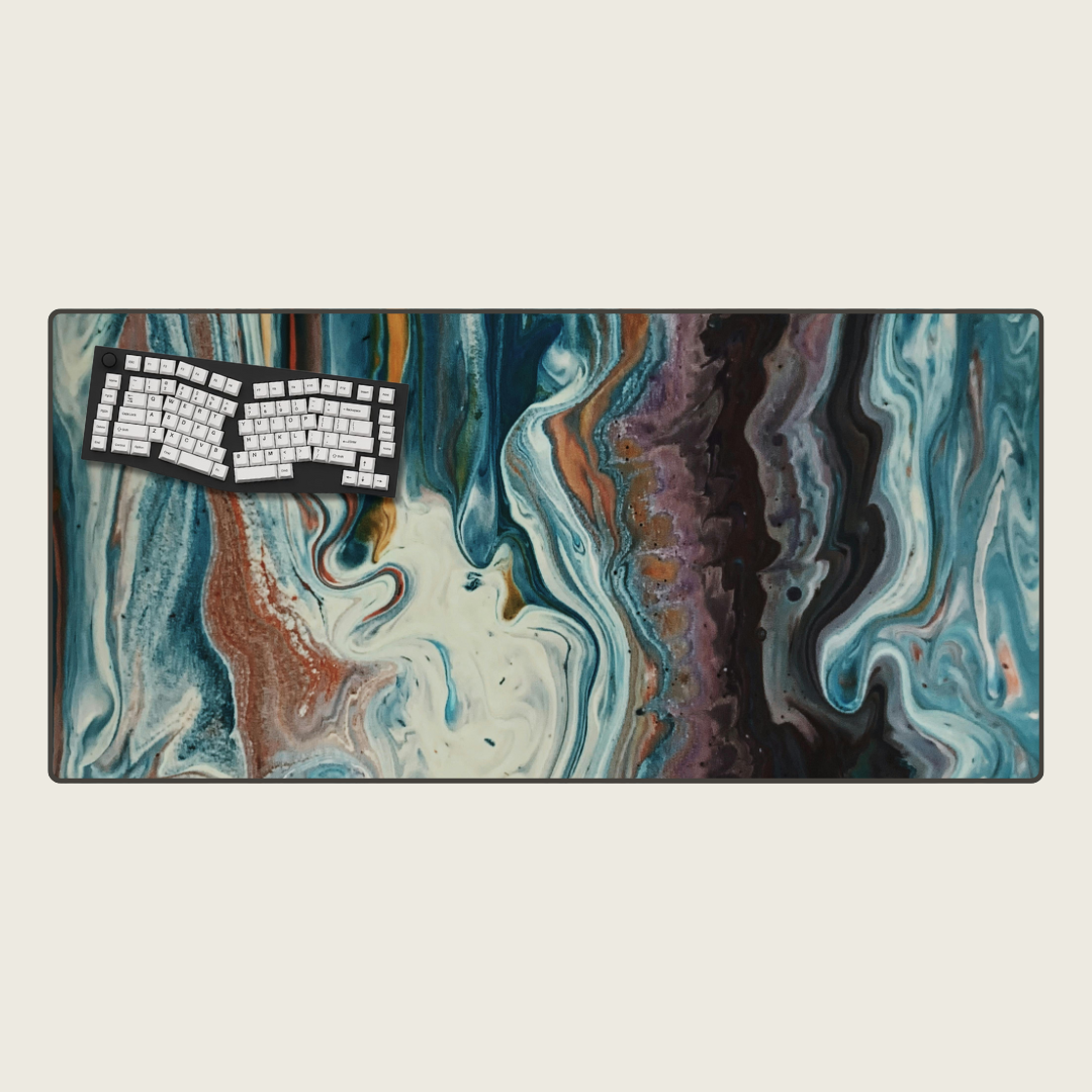 Frosted Pluto - Swirl Mouse Pads