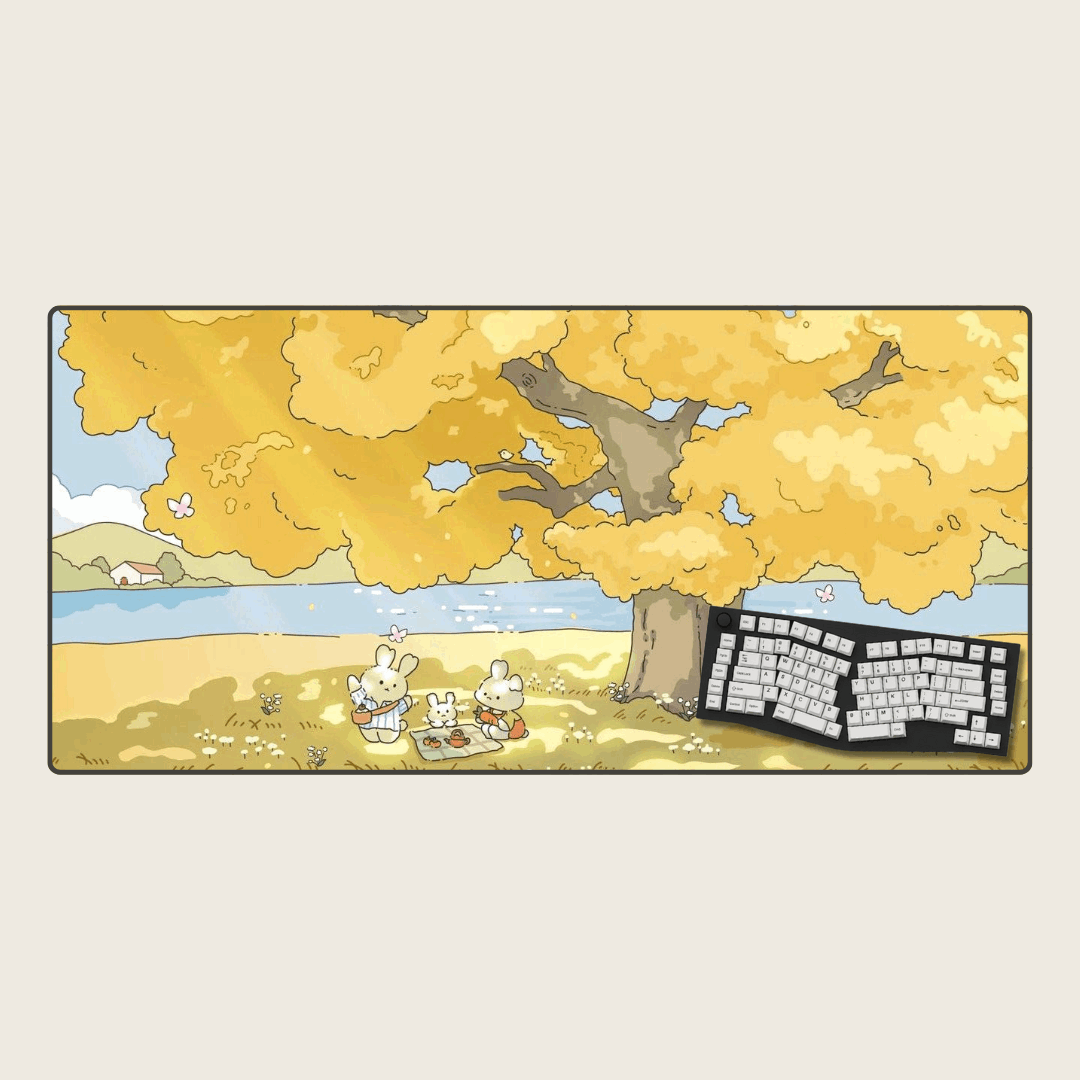 Golden Glow - Dream Landscape Mouse Pads