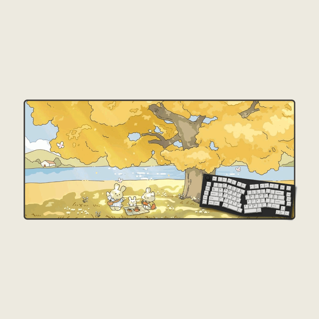 Golden Glow - Dream Landscape Mouse Pads