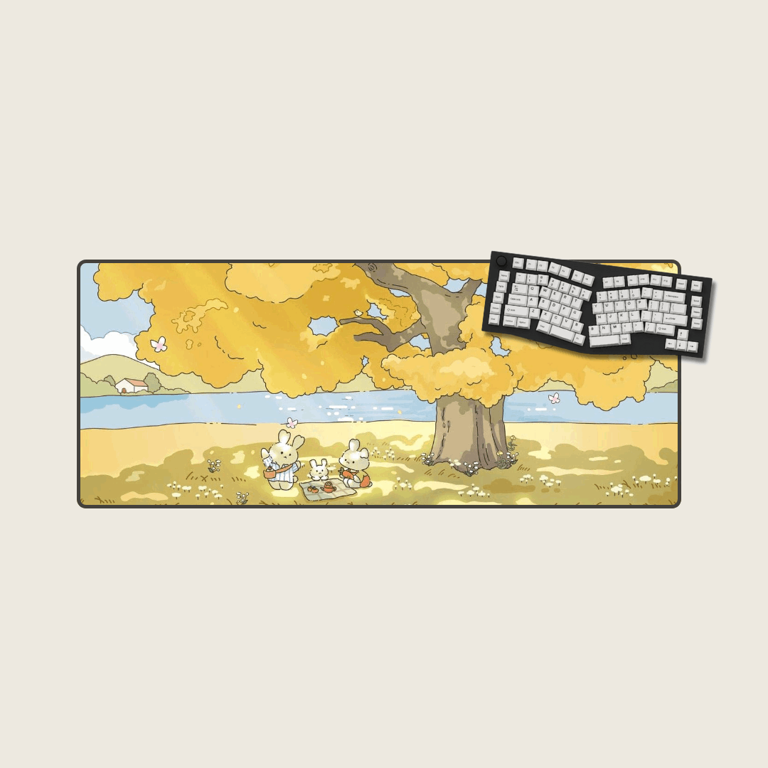 Golden Glow - Dream Landscape Mouse Pads