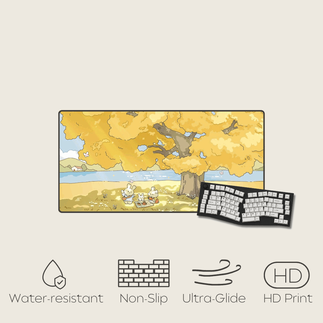 Golden Glow - Dream Landscape Mouse Pads