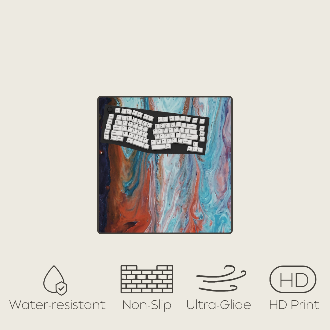Gilded Jupiter - Swirl Mouse Pads