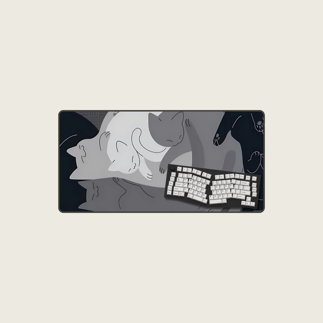 Grey - Purrfection Cat Mouse Pads
