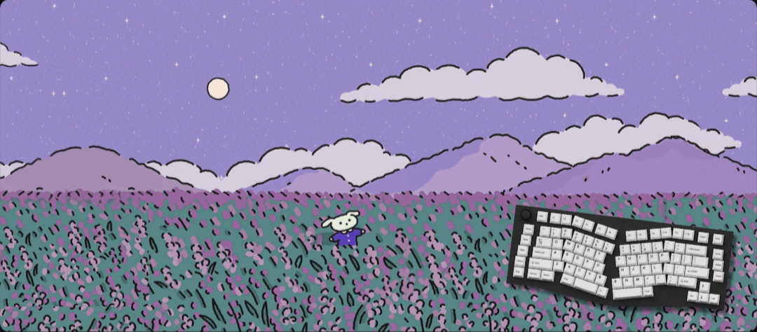 Lush Lavender - Dream Landscape Mouse Pads
