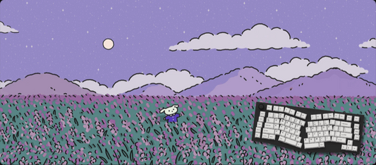 Lush Lavender - Dream Landscape Mouse Pads
