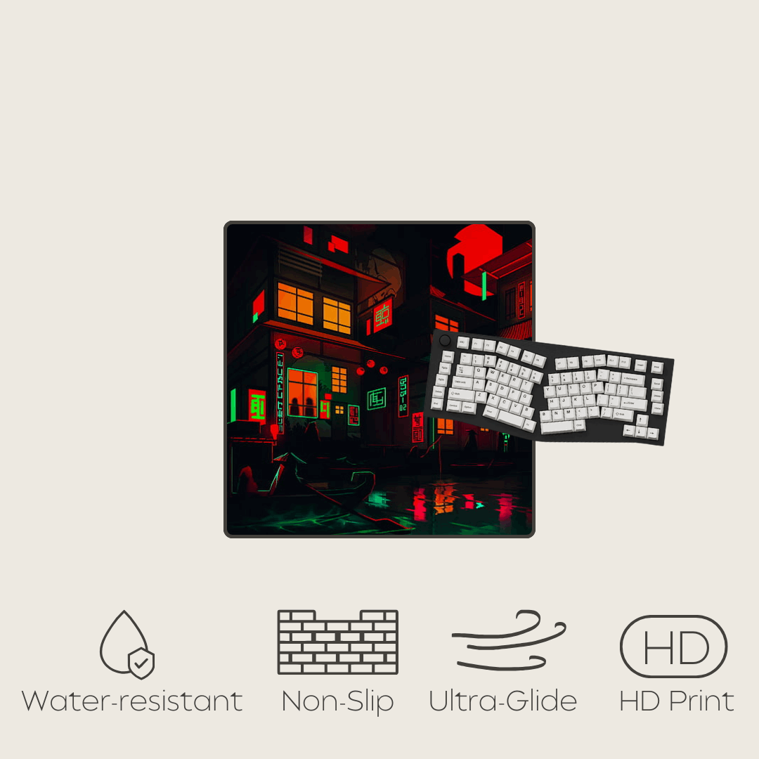 Neon Noir - Cityscape Mouse Pads