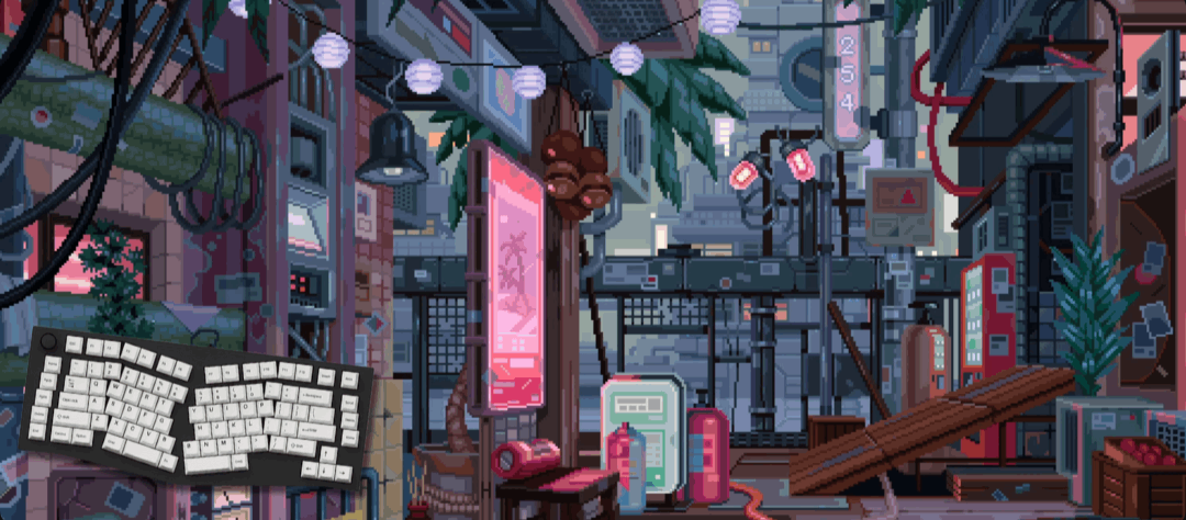 Retro Reverie - Cityscape Mouse Pads