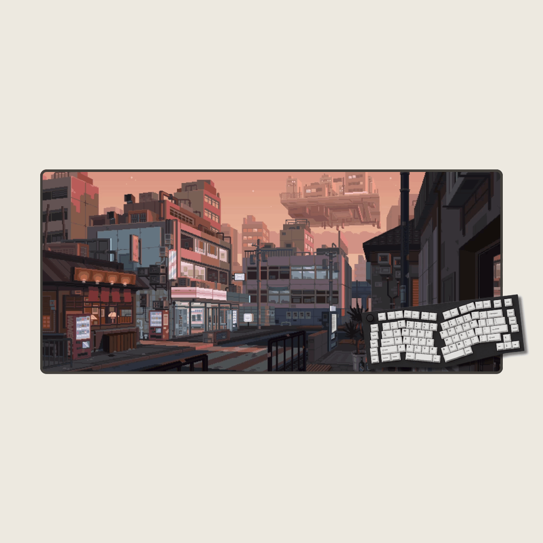 Urban Umber - Cityscape Mouse Pads