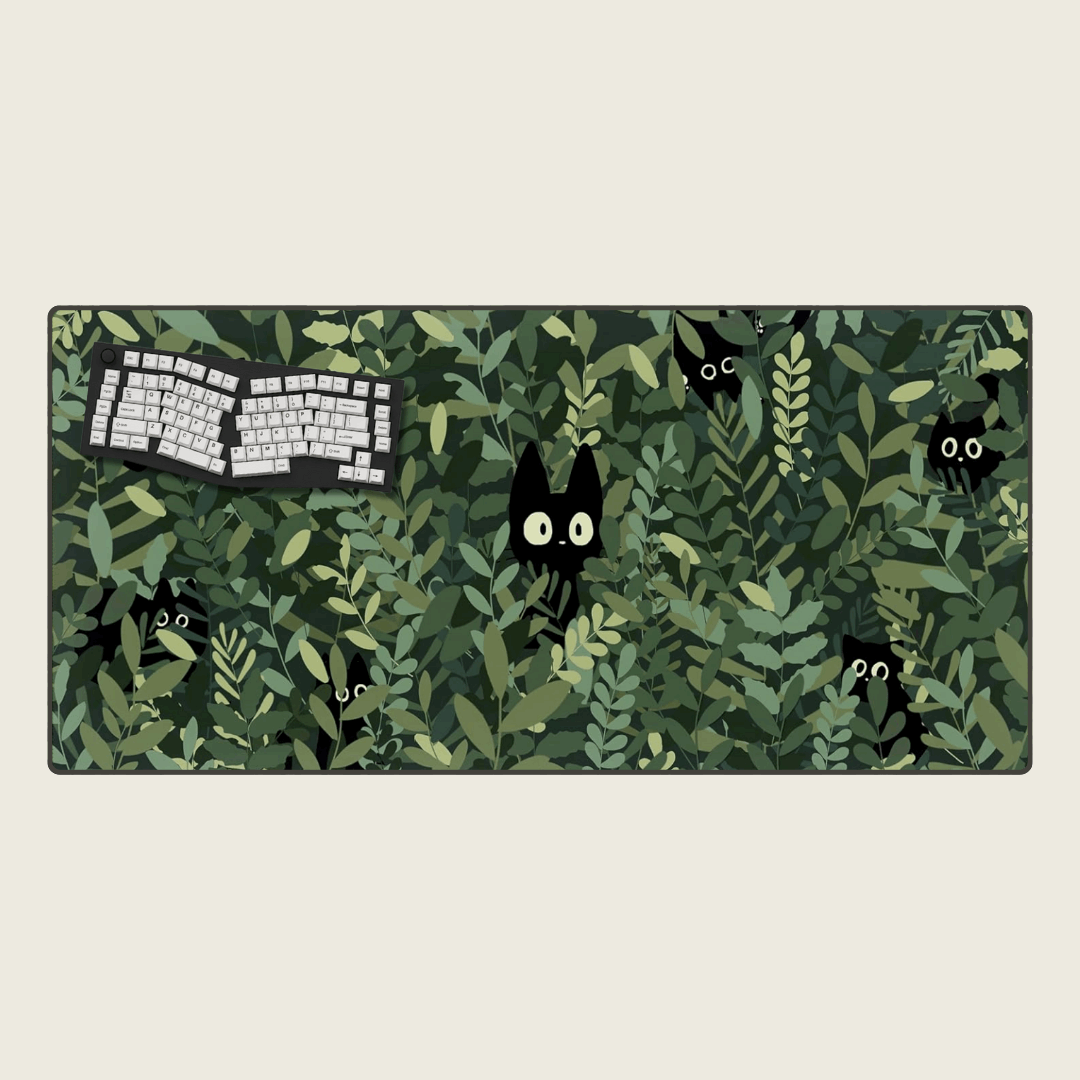 Leafy Lookout - Dream Landscape Mouse Pads