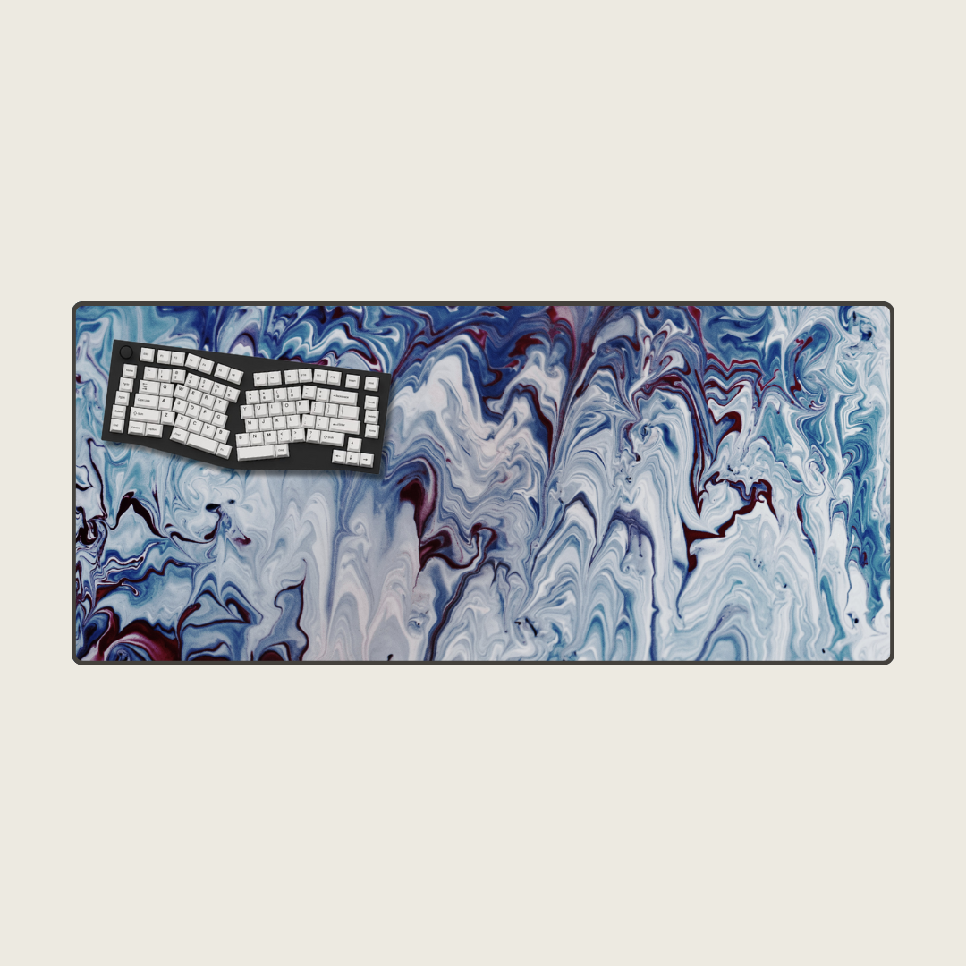 Midnight Neptune - Swirl Mouse Pads