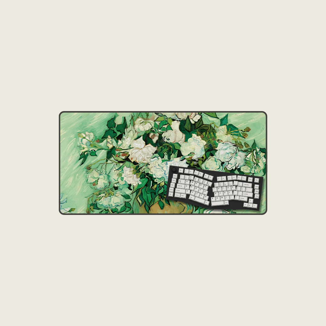 Floral Canvas - Van Gogh Art Mouse Pads