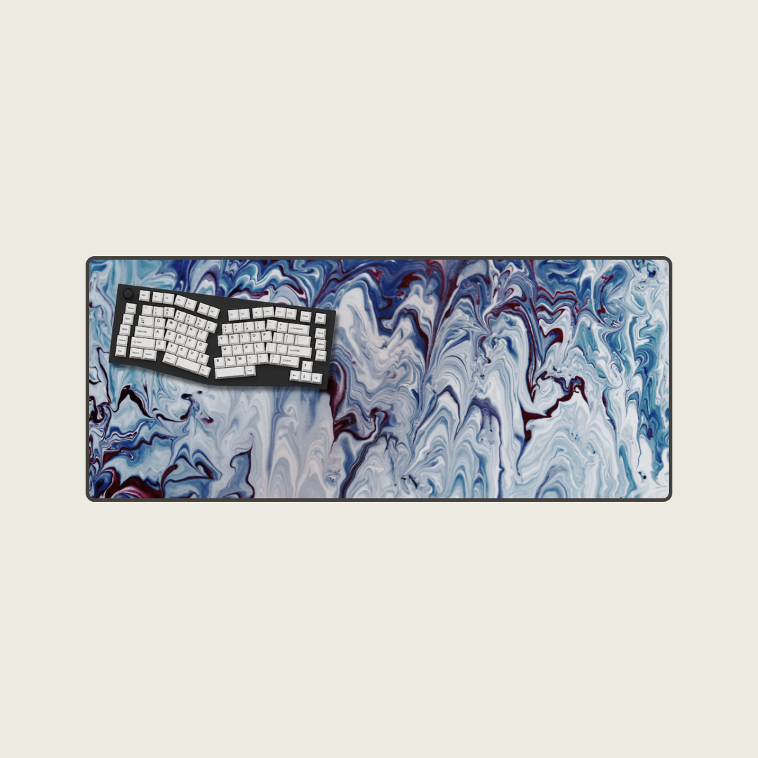 Midnight Neptune - Swirl Mouse Pads
