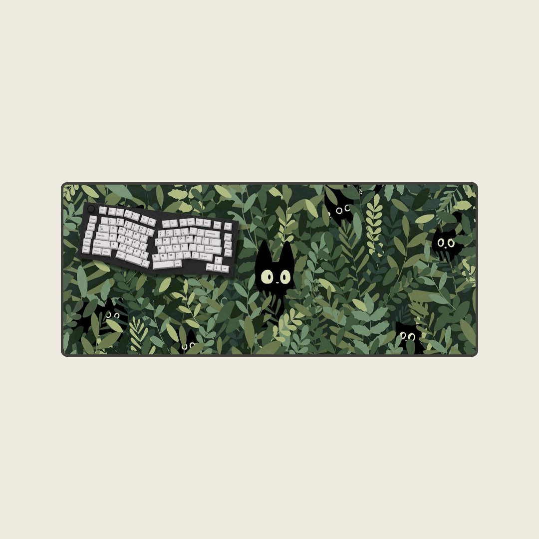 Leafy Lookout - Dream Landscape Mouse Pads