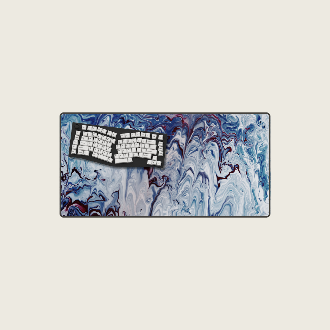 Midnight Neptune - Swirl Mouse Pads