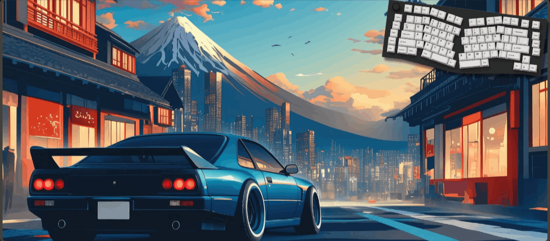 Fuji Fury - Car Mouse Pads