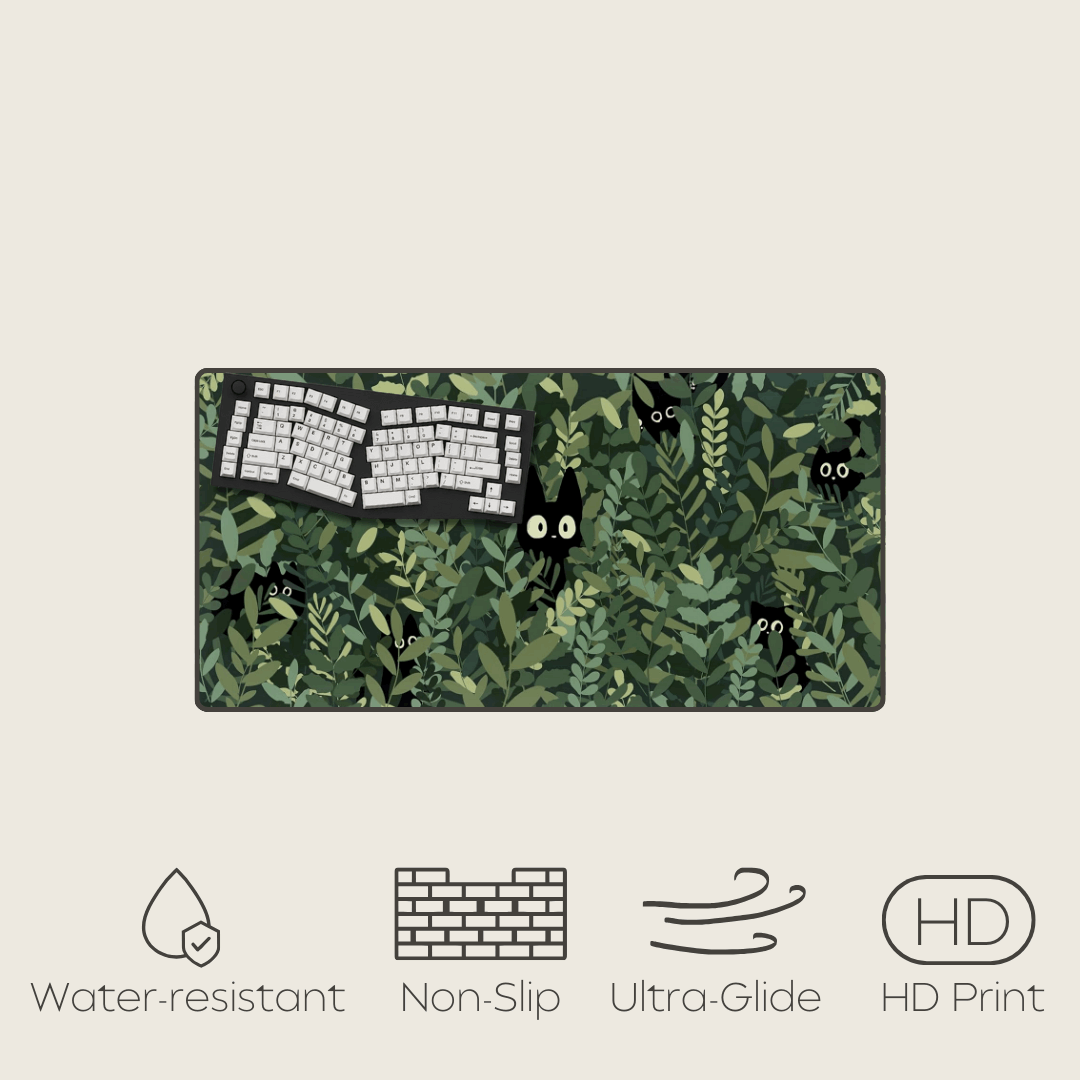 Leafy Lookout - Dream Landscape Mouse Pads
