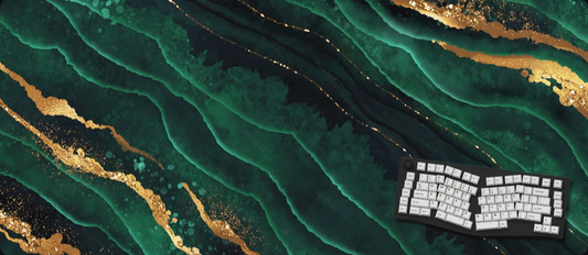Emerald - Marble Mouse Pads