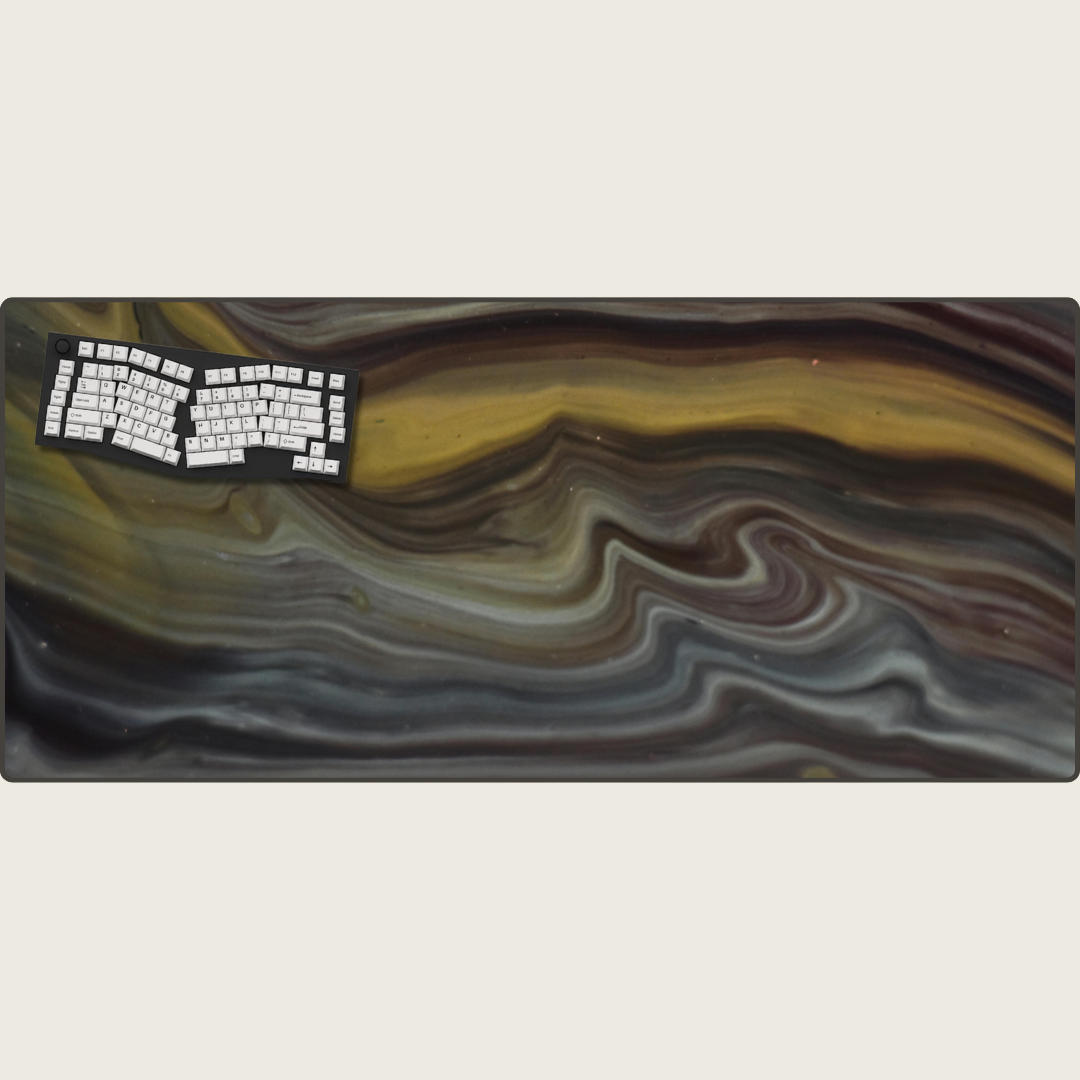 Stellar Saturn - Swirl Mouse Pads