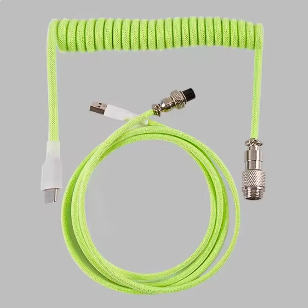 Coiled Keyboard Cables - uncapd. – Custom Gaming Mouse Pads | XXL & XXXXL Mouse Mats