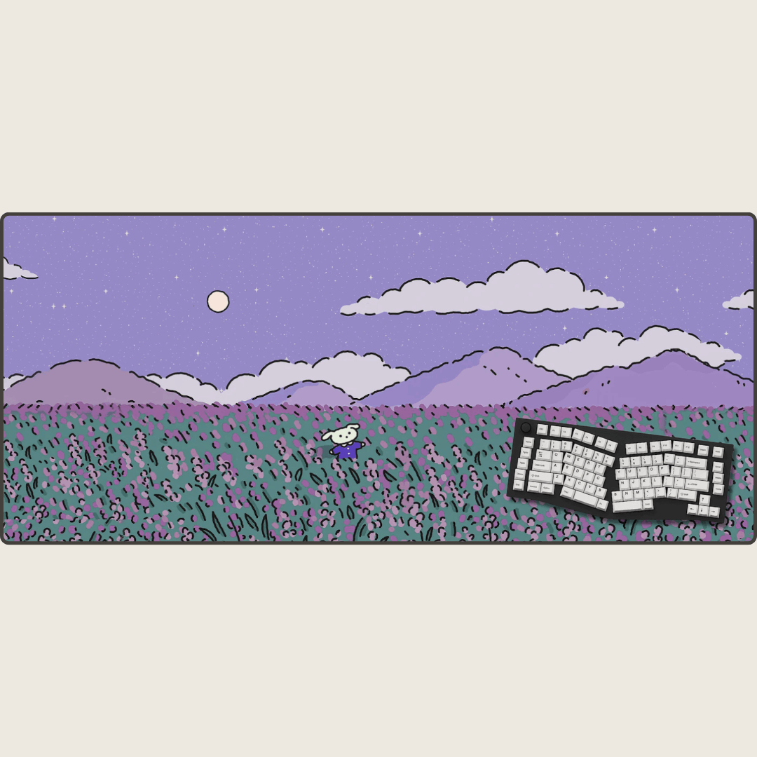 Lush Lavender - Dream Landscape Mouse Pads