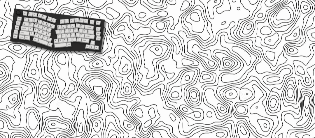 Isotherm - Topographic Mouse Pads