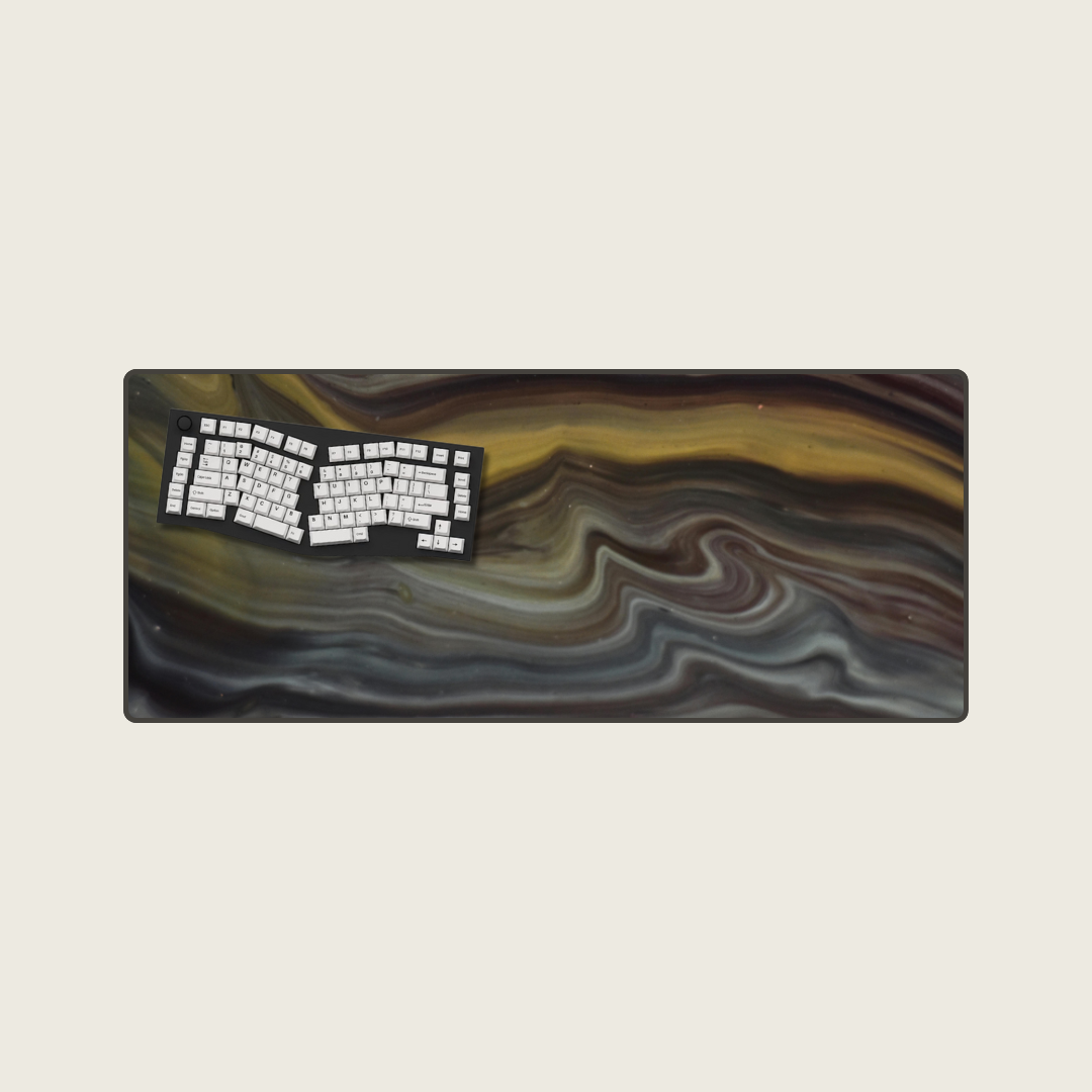 Stellar Saturn - Swirl Mouse Pads