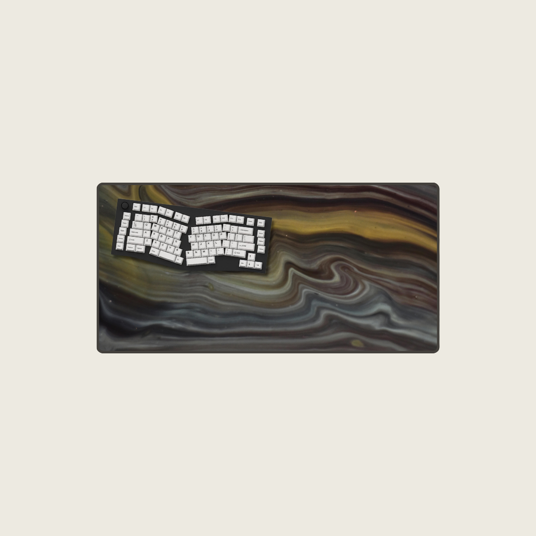Stellar Saturn - Swirl Mouse Pads