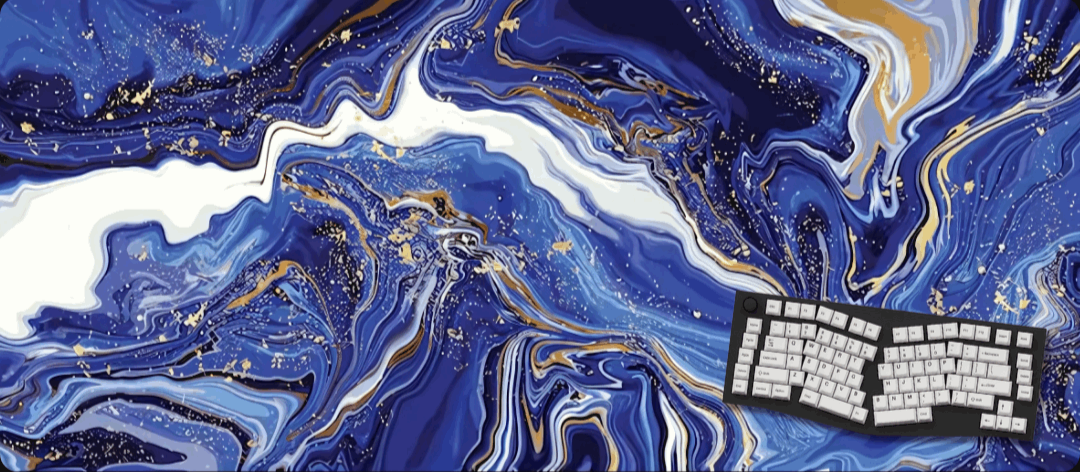 Lapis - Marble Mouse Pads