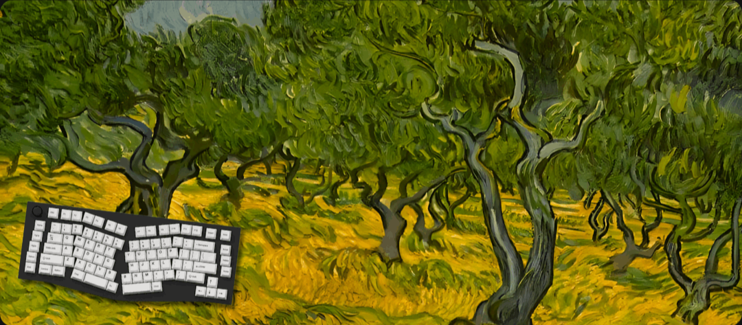 Olive Grove - Van Gogh Art Mouse Pads