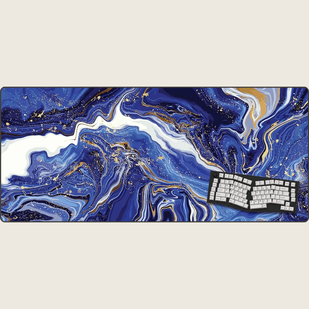 Lapis - Marble Mouse Pads
