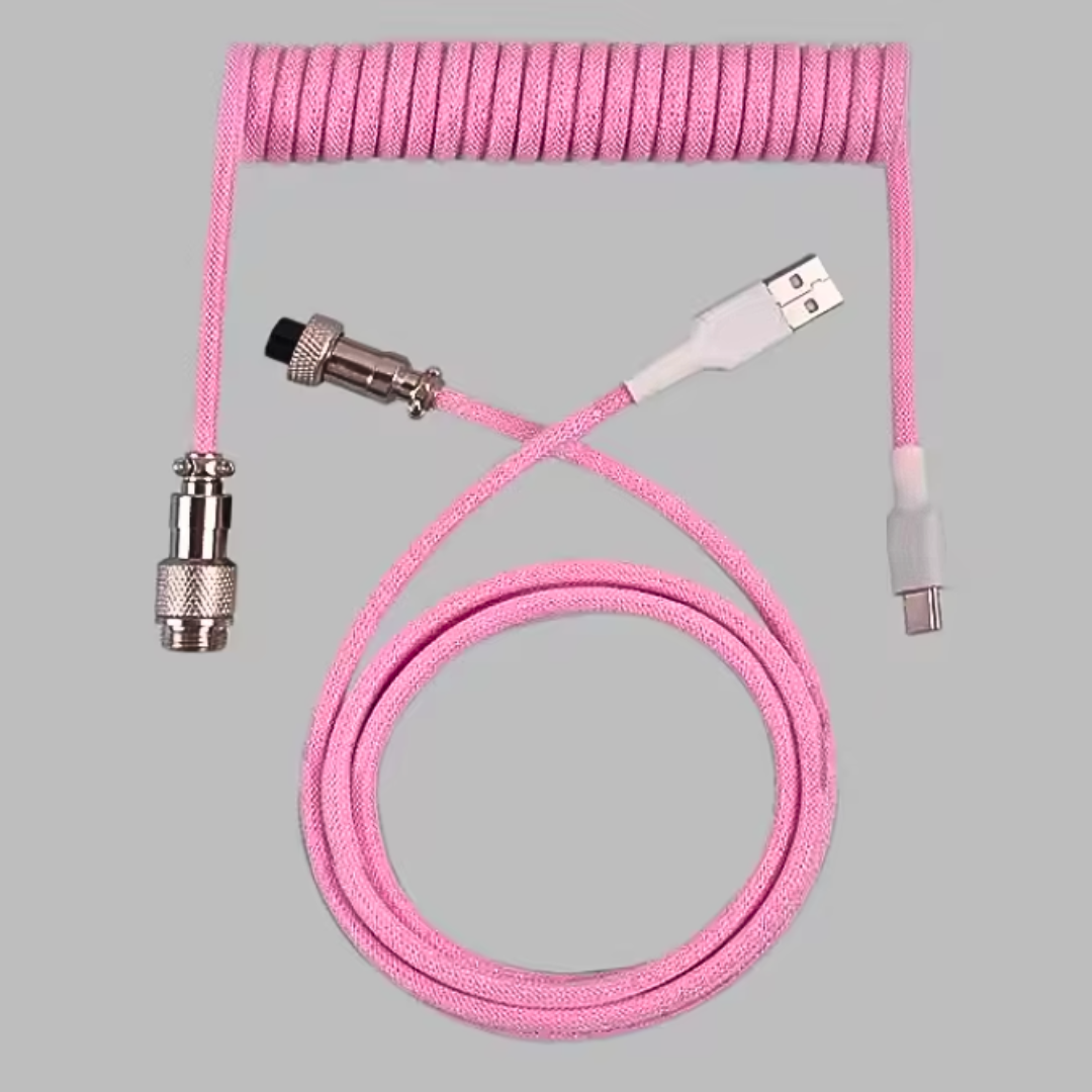 Coiled Keyboard Cables - uncapd. – Custom Gaming Mouse Pads | XXL & XXXXL Mouse Mats