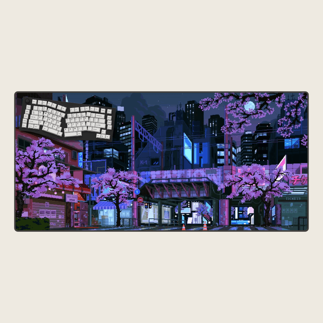 Amethyst Afterglow - Cityscape Mouse Pads