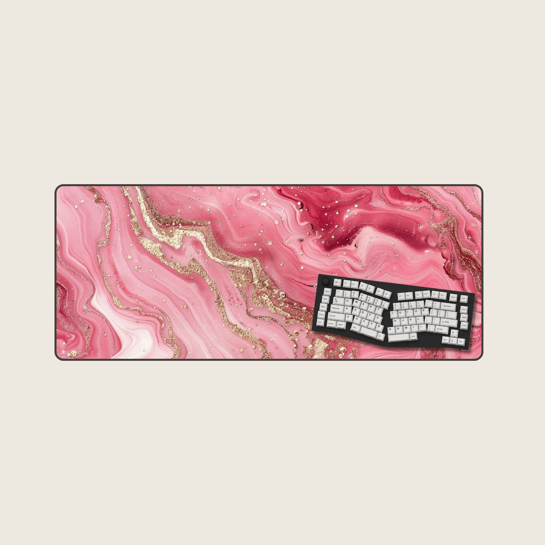 Garnet - Marble Mouse Pads