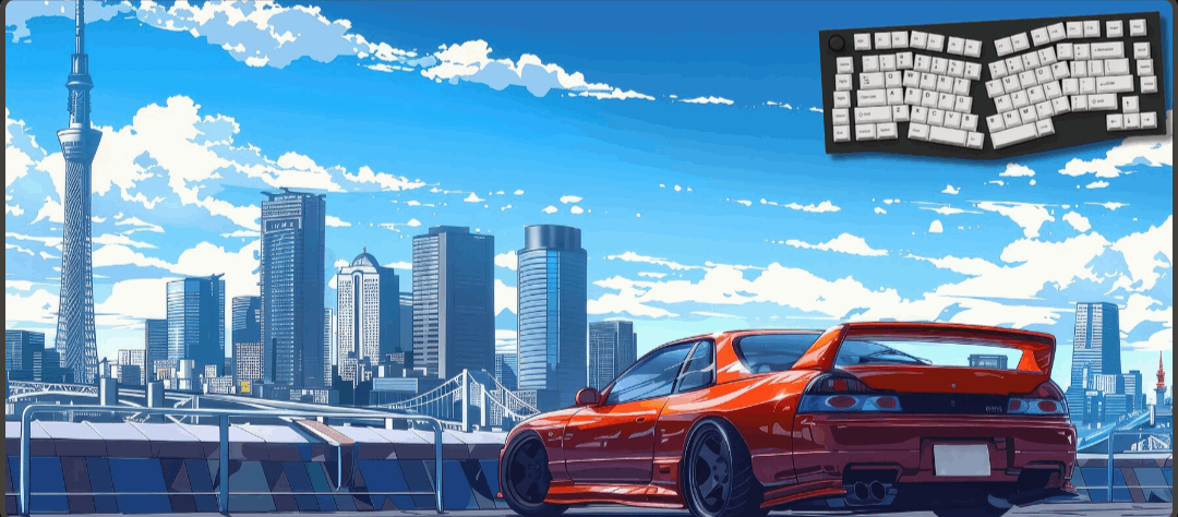 Tokyo Drive - Car Mouse Pads