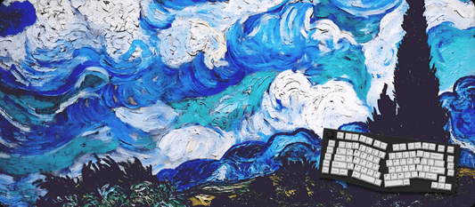 Cypress and Cerulean - Van Gogh Art Mouse Pads