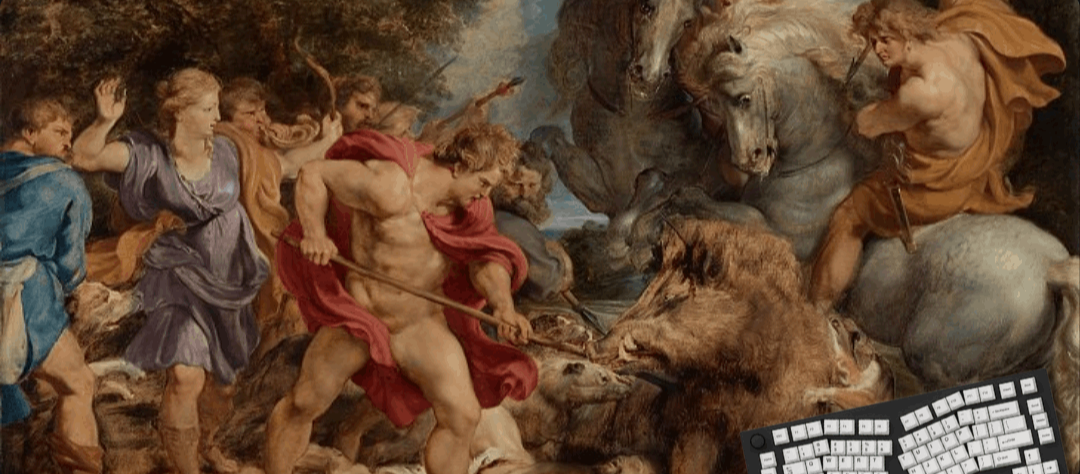 The Calydonian Boar Hunt - Gods & Gladiators Mouse Pads