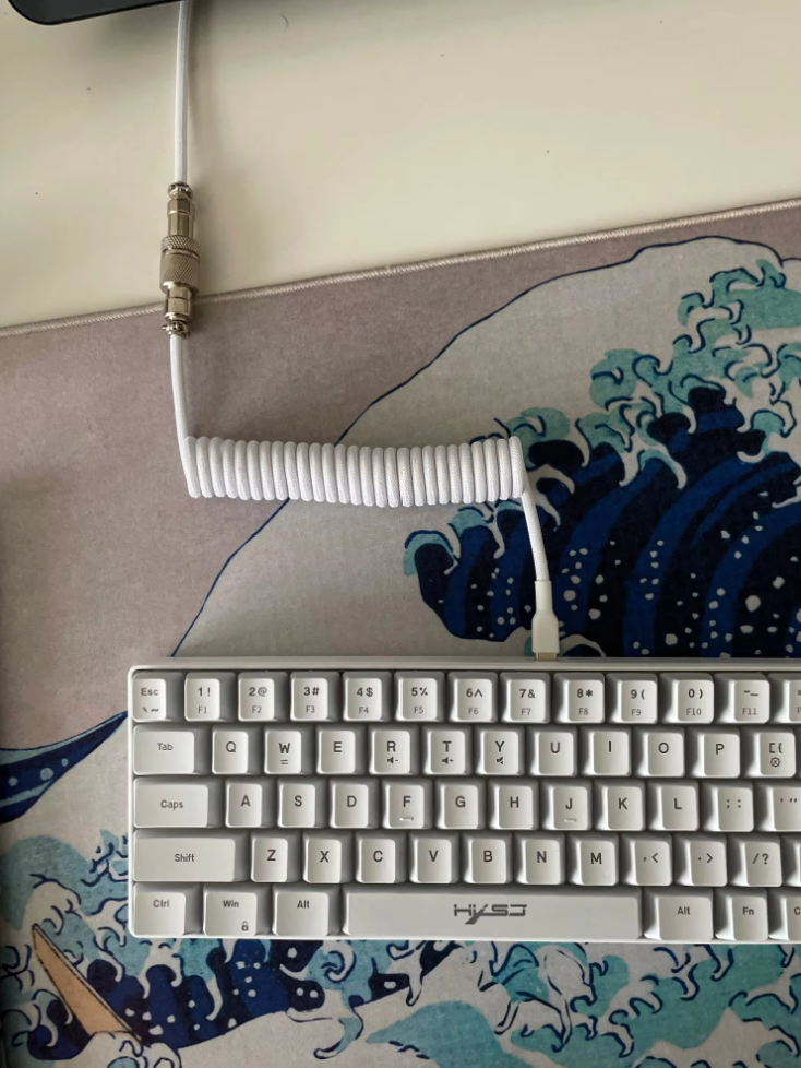Coiled Keyboard Cables - uncapd. – Custom Gaming Mouse Pads | XXL & XXXXL Mouse Mats