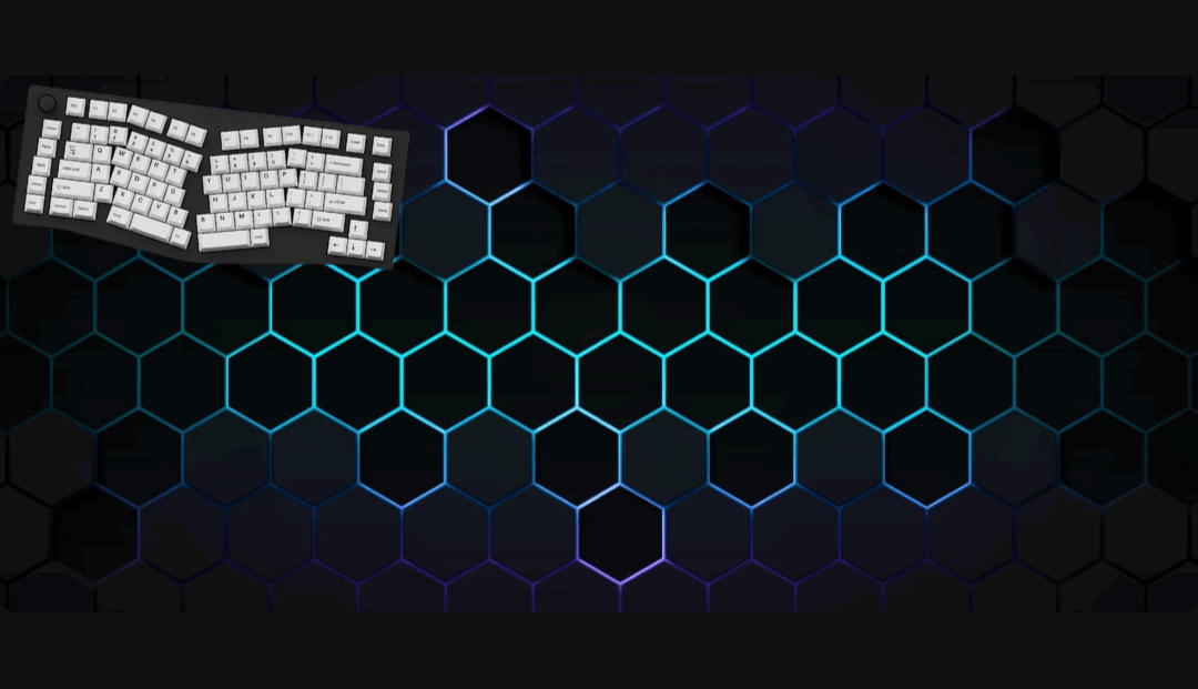 Vertex Green Hexagonal Mouse Pad