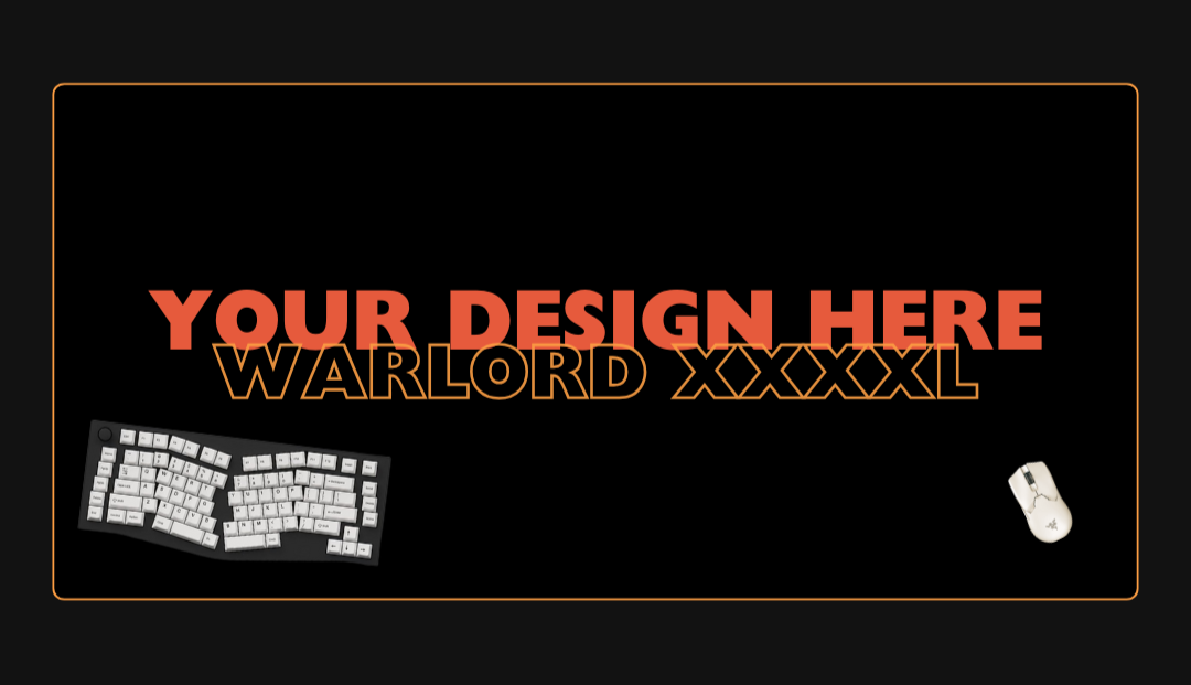 ماوس باد مخصص Warlord XXXXL